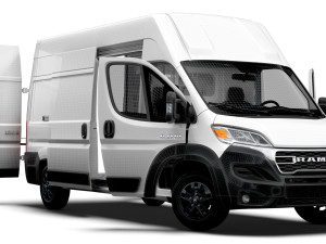 RAM Promaster Van L3H3 HQ Interior 2023 3Dモデル