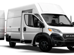 RAM Promaster Van L3H3 HQ Interior 2023 3D Model