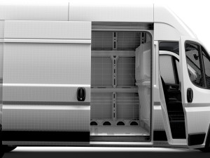 RAM Promaster Van L3H3 HQ Interior 2023 3Dモデル