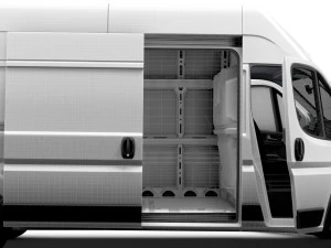 RAM Promaster Van L3H3 HQ Interior 2023 3D Model
