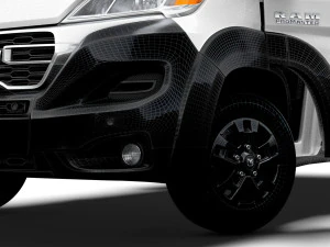 RAM Promaster Van L3H3 HQ Interior 2023 3D Model