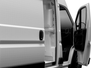 RAM Promaster Van L3H3 HQ Interior 2023 3Dモデル
