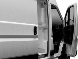 RAM Promaster Van L3H3 HQ Interior 2023 3D Model