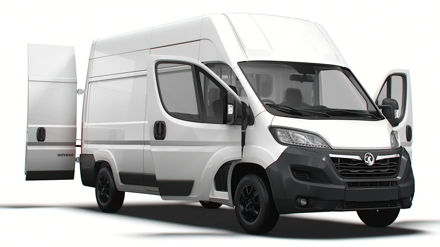 Vauxhall Movano Van L3H3 HQ Interior 2023 3D Model .c4d .max .obj .3ds .fbx .stl .blend