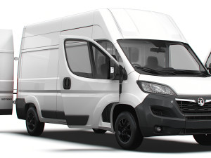 Vauxhall Movano Van L3H3 HQ Interior 2023 3D Model