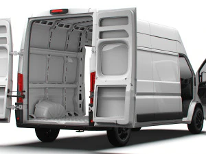 Vauxhall Movano Van L3H3 HQ Interior 2023 3D Model