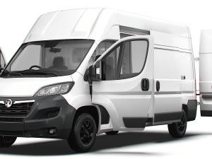Vauxhall Movano Van L3H3 HQ Interior 2023 3D 모델