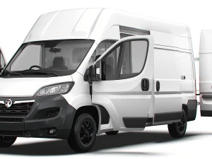 Vauxhall Movano Van L3H3 HQ Interior 2023 3D Model