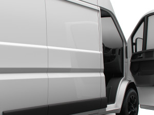 Vauxhall Movano Van L3H3 HQ Interior 2023 3D 모델