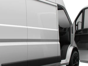 Vauxhall Movano Van L3H3 HQ Interior 2023 3D Model