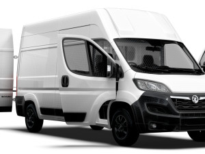 Vauxhall Movano Van L3H3 HQ Interior 2023 3D 모델