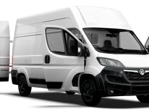Vauxhall Movano Van L3H3 HQ Interior 2023 3D Model