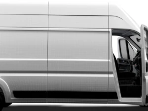 Vauxhall Movano Van L3H3 HQ Interior 2023 3D Model