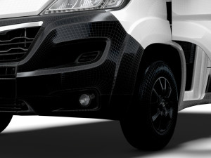 Vauxhall Movano Van L3H3 HQ Interior 2023 3D 모델