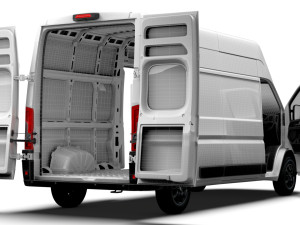 Vauxhall Movano Van L3H3 HQ Interior 2023 3D 모델