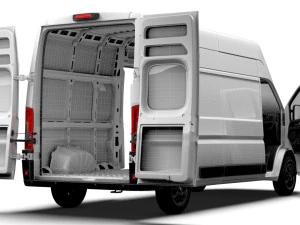 Vauxhall Movano Van L3H3 HQ Interior 2023 3D Model