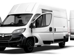 Vauxhall Movano Van L3H3 HQ Interior 2023 3D 모델