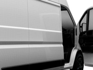Vauxhall Movano Van L3H3 HQ Interior 2023 3D Model