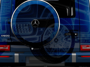 Mercedes Benz G 500 Manufaktur 2024 3D Модель