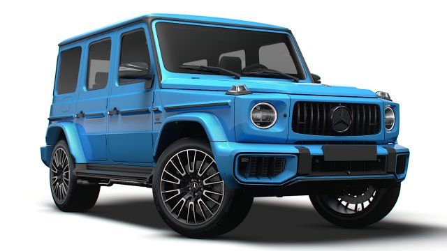 Mercedes AMG G 63 Manufaktur 2024 3D 模型 .c4d .max .obj .3ds .fbx .stl .blend 