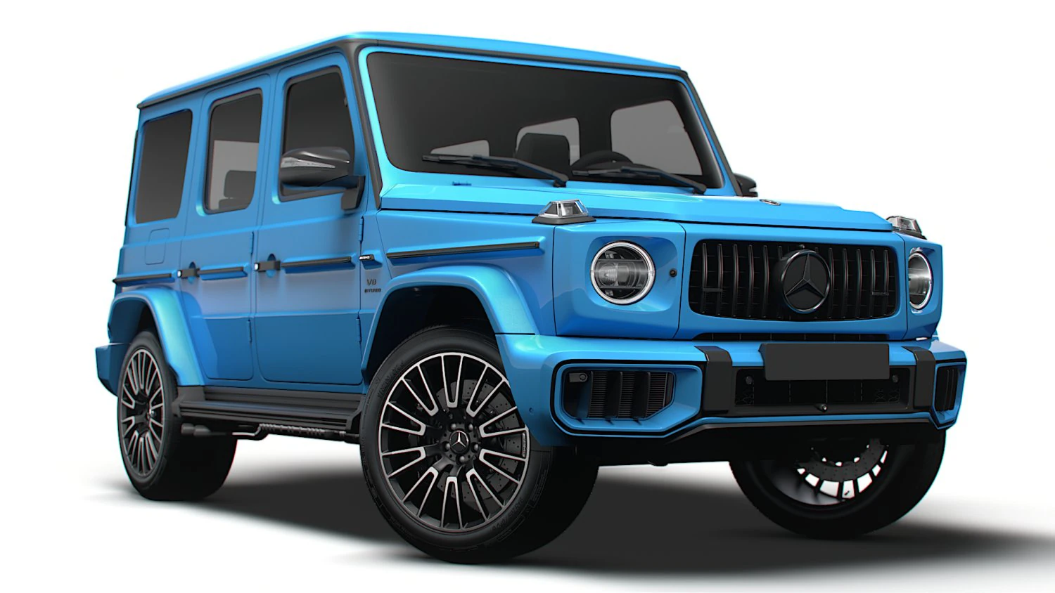 Mercedes AMG G 63 Manufaktur 2024 3D Model .c4d .max .obj .3ds .fbx .stl .blend 
