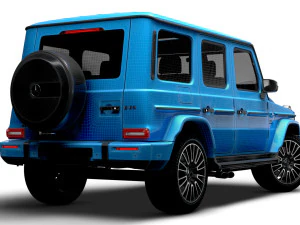 Mercedes AMG G 63 Manufaktur 2024 3D Model