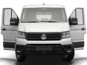 VW Crafter Panel Van L2H1 HQ Interior 2023 3D Model