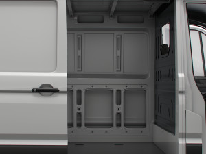 VW Crafter Panel Van L2H1 HQ Interior 2023 Modèle 3D