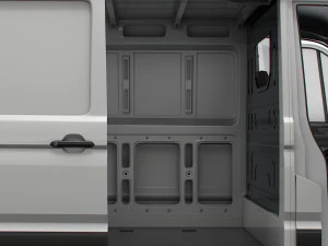 VW Crafter Panel Van L2H1 HQ Interior 2023 3D Model