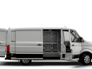 VW Crafter Panel Van L2H1 HQ Interior 2023 Modèle 3D