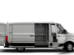 VW Crafter Panel Van L2H1 HQ Interior 2023 3D Model