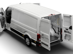 VW Crafter Panel Van L2H1 HQ Interior 2023 Modèle 3D