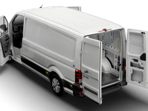 VW Crafter Panel Van L2H1 HQ Interior 2023 3D Model