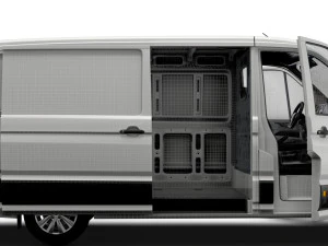 VW Crafter Panel Van L2H1 HQ Interior 2023 3D Model