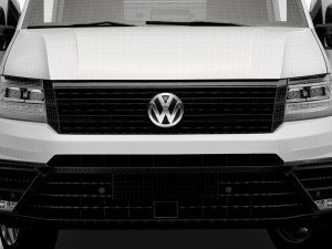 VW Crafter Panel Van L2H1 HQ Interior 2023 Modèle 3D