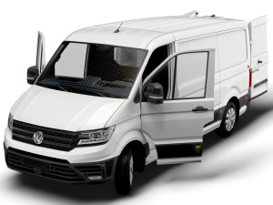 VW Crafter Panel Van L2H1 HQ Interior 2023 Modèle 3D