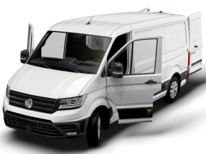 VW Crafter Panel Van L2H1 HQ Interior 2023 3D Model