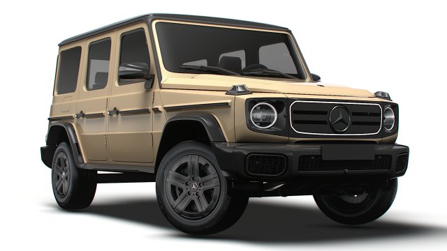 Mercedes-Benz G 580 EQ Technology Worldwide 2024 Modelo 3D .c4d .max .obj .3ds .fbx .stl .blend 