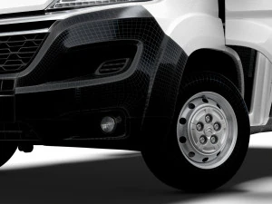 Citroen Jumper Van L2H1 HQ Interior 2023 3D Model