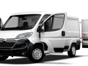 Citroen Jumper Van L2H1 HQ Interior 2023 3D-Modell
