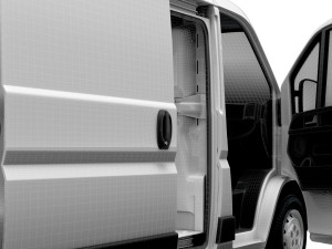 Citroen Jumper Van L2H1 HQ Interior 2023 3D-Modell
