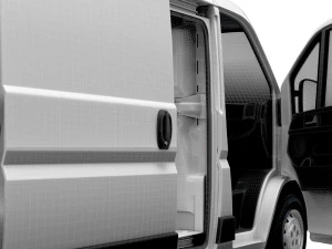 Citroen Jumper Van L2H1 HQ Interior 2023 3D Model