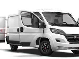 Fiat Ducato Van L2H1 Genel Merkez İç Mekan 2023 3D Model