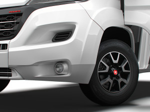 Fiat Ducato Van L2H1 HQ Interior 2023 Modelo 3D