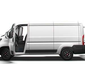 Fiat Ducato Van L2H1 HQ Interior 2023 Modelo 3D