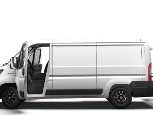Fiat Ducato Van L2H1 HQ Interior 2023 3D Model