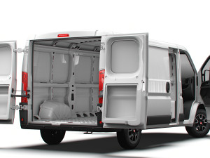 Fiat Ducato Van L2H1 HQ Interior 2023 Modelo 3D