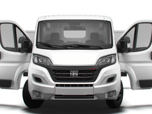 Fiat Ducato Van L2H1 HQ Interior 2023 Modelo 3D