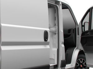 Fiat Ducato Van L2H1 HQ Interior 2023 Modelo 3D