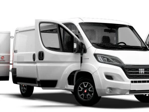 Fiat Ducato Van L2H1 HQ Interior 2023 3D Model